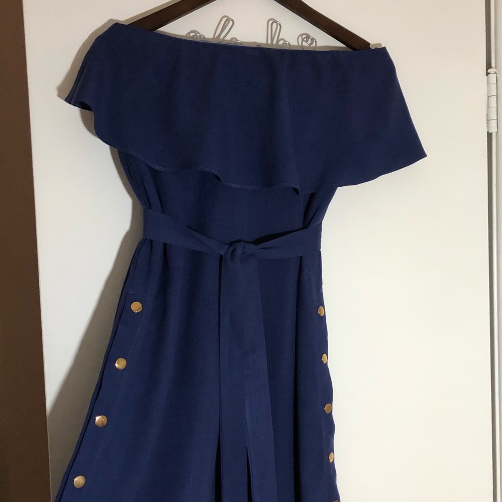 💙Comfy and cozy Lulus blue Jumpsuit M size Brand New with a tag 💙
